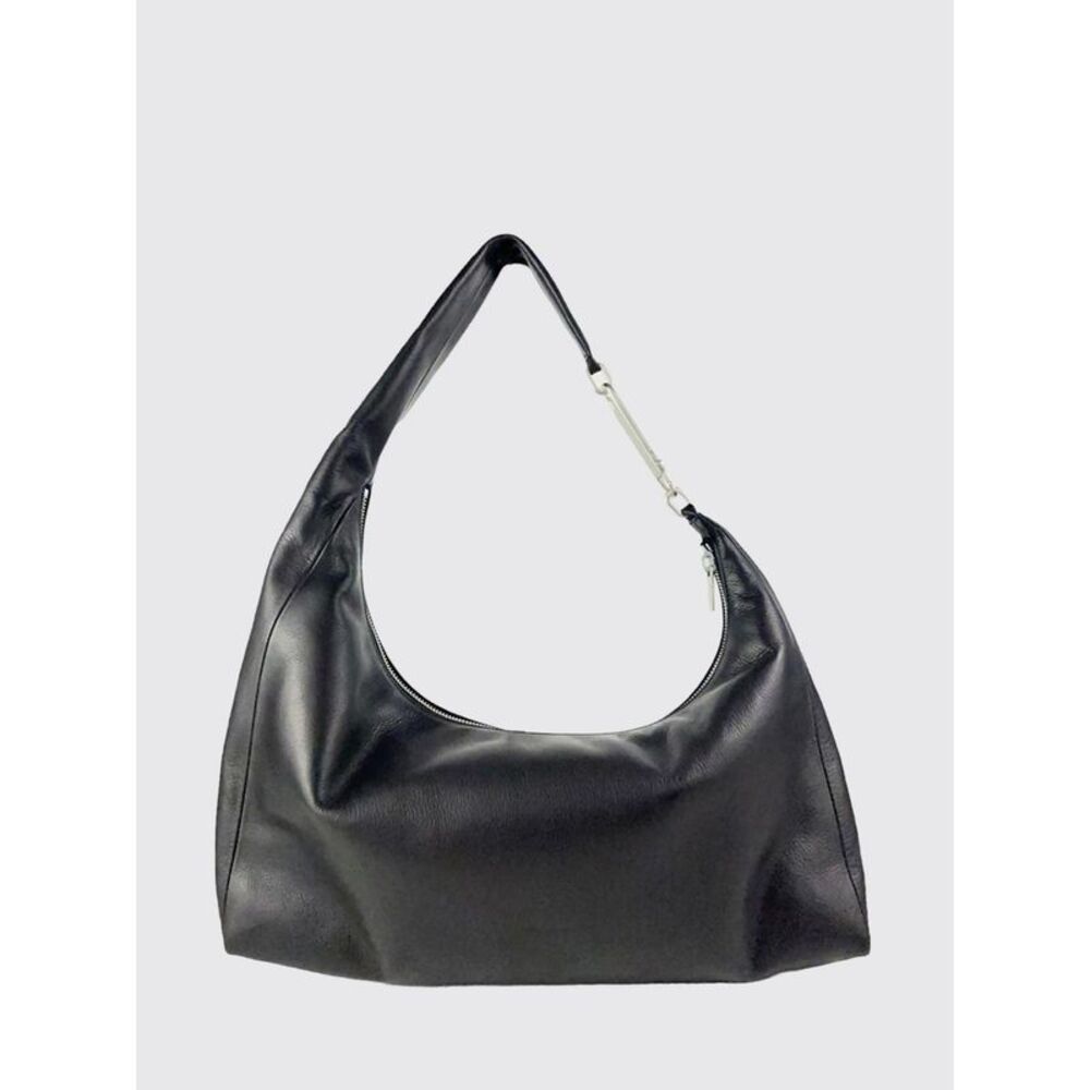 Rick Owens Women Gemini Asymmetrical Calf Leather Shoulder Bag Rick Owens